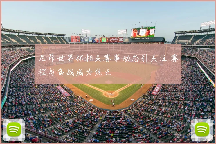 尼昂世界杯相关赛事动态引关注 赛程与备战成为焦点